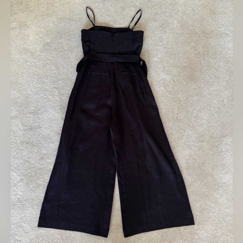 J.Crew Linen Wide Leg Jumpsuit - Picture 4 of 6